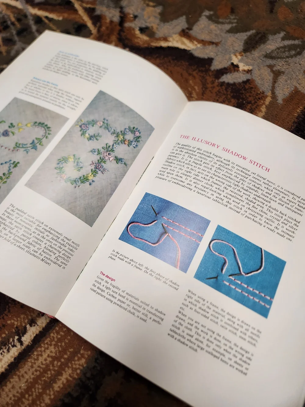 The Needlework Book Decorative Embroidery Cover - Multi